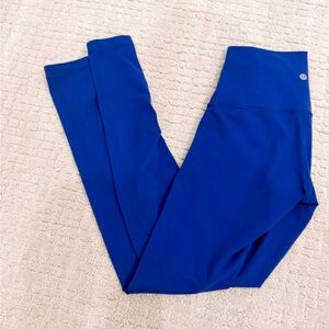 lululemon athletica cobalt blue leggings